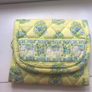 Green Vera Bradley Elephant / Flower Wallet